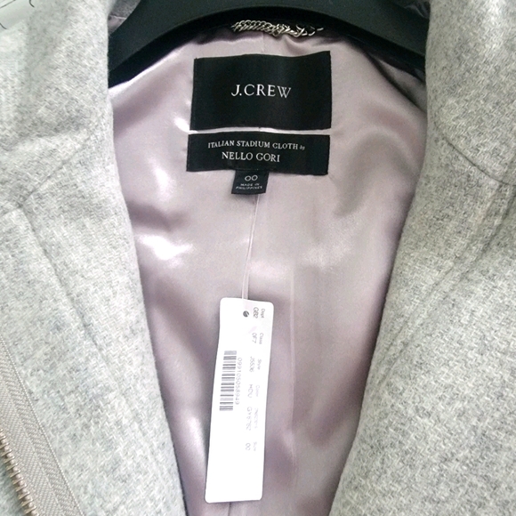 J.Crew Cocoon Coat Italian Stadium-Cloth Wool - Picture 3 of 9